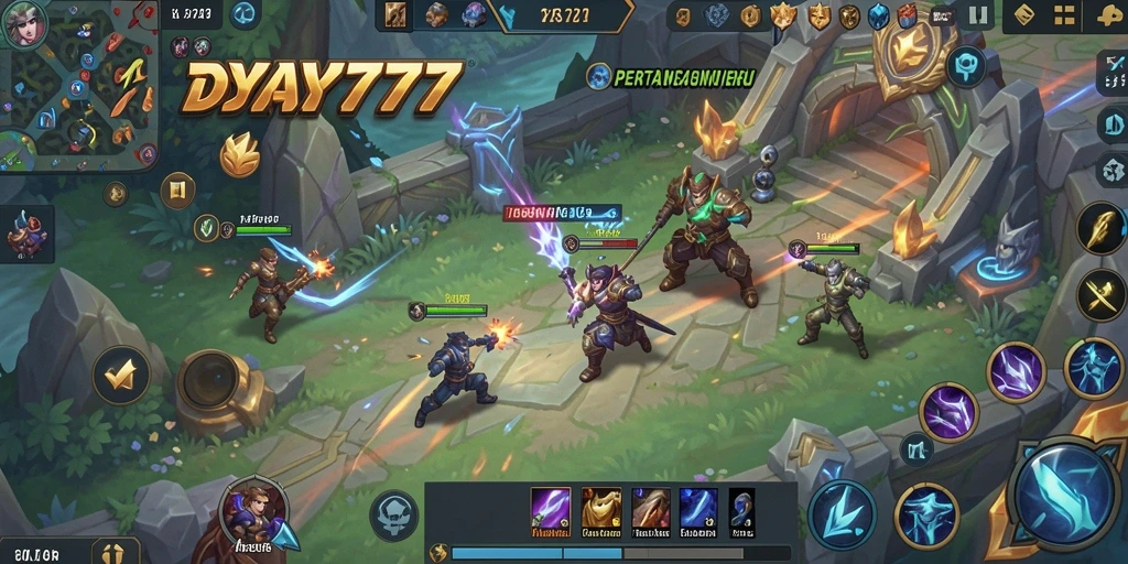 Tampilan gameplay seru dalam DAY777, penuh strategi dan aksi.