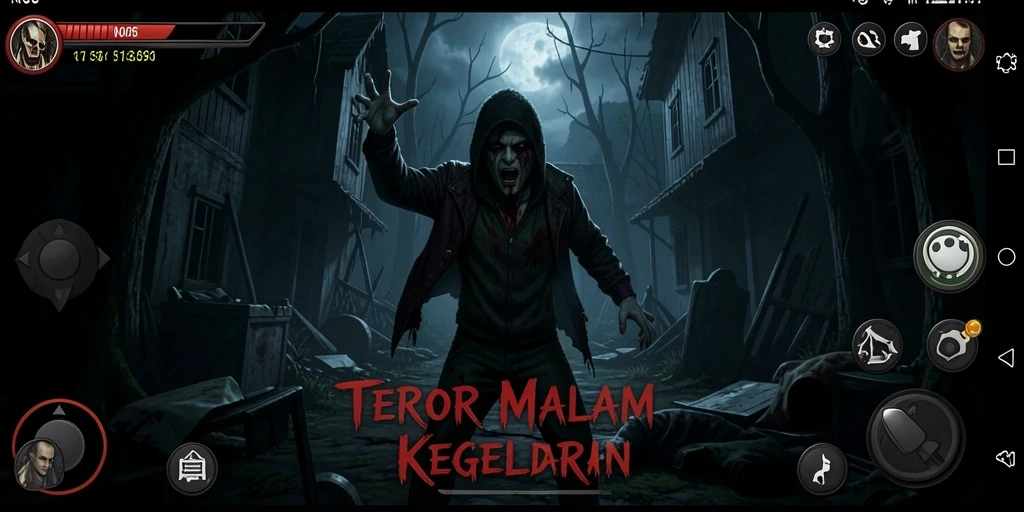 Gameplay N06 menakutkan dengan suasana mencekam.