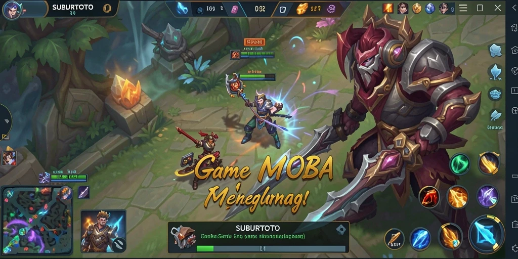 Gameplay seru SUBURTOTO dalam pertarungan tim strategis.